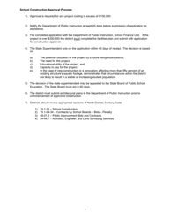 Form SFN52304 School Construction Approval Request - North Dakota, Page 3