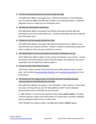 Answering a Debt Collection Summons and Complaint - Checklist - North Dakota, Page 6