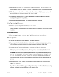 Caption and Signature (Petition) Form - North Dakota, Page 4