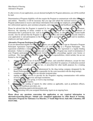 Alternative Program for Substance Use Disorder Admission Application - Ohio, Page 2