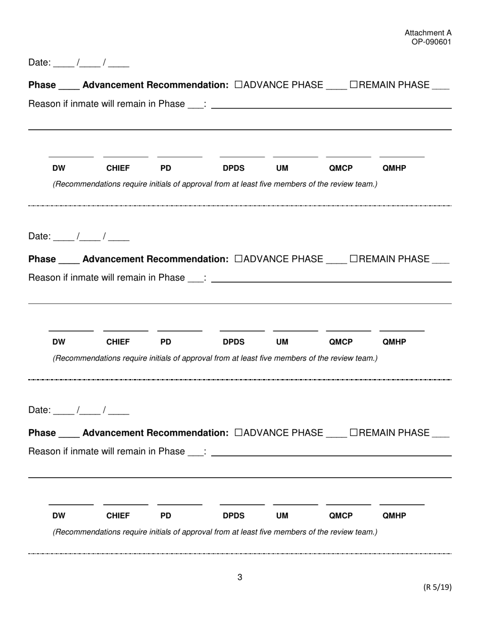 Form OP-090601 Attachment A Housing Assessment and Step-Down Program Evaluation - Oklahoma, Page 3
