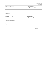 Form OP-150203 Attachment B-3 Facility Laundry - Oklahoma, Page 2
