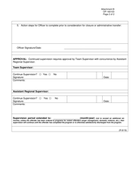 Form OP-160103 Attachment B Case Review for Non-module Placement Supervision - Oklahoma, Page 2
