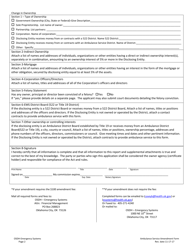 Ambulance Service Amendment Form - Oklahoma, Page 2