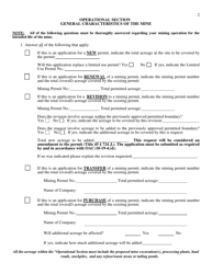 Form N-C Section 1 Application for Permit to Engage in Non-coal Mining - Oklahoma, Page 2