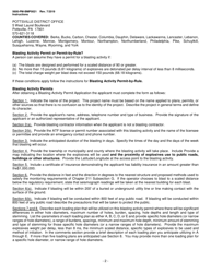 Instructions for Form 5600-PM-BMP0021 Blasting Activity Permit - Pennsylvania, Page 2