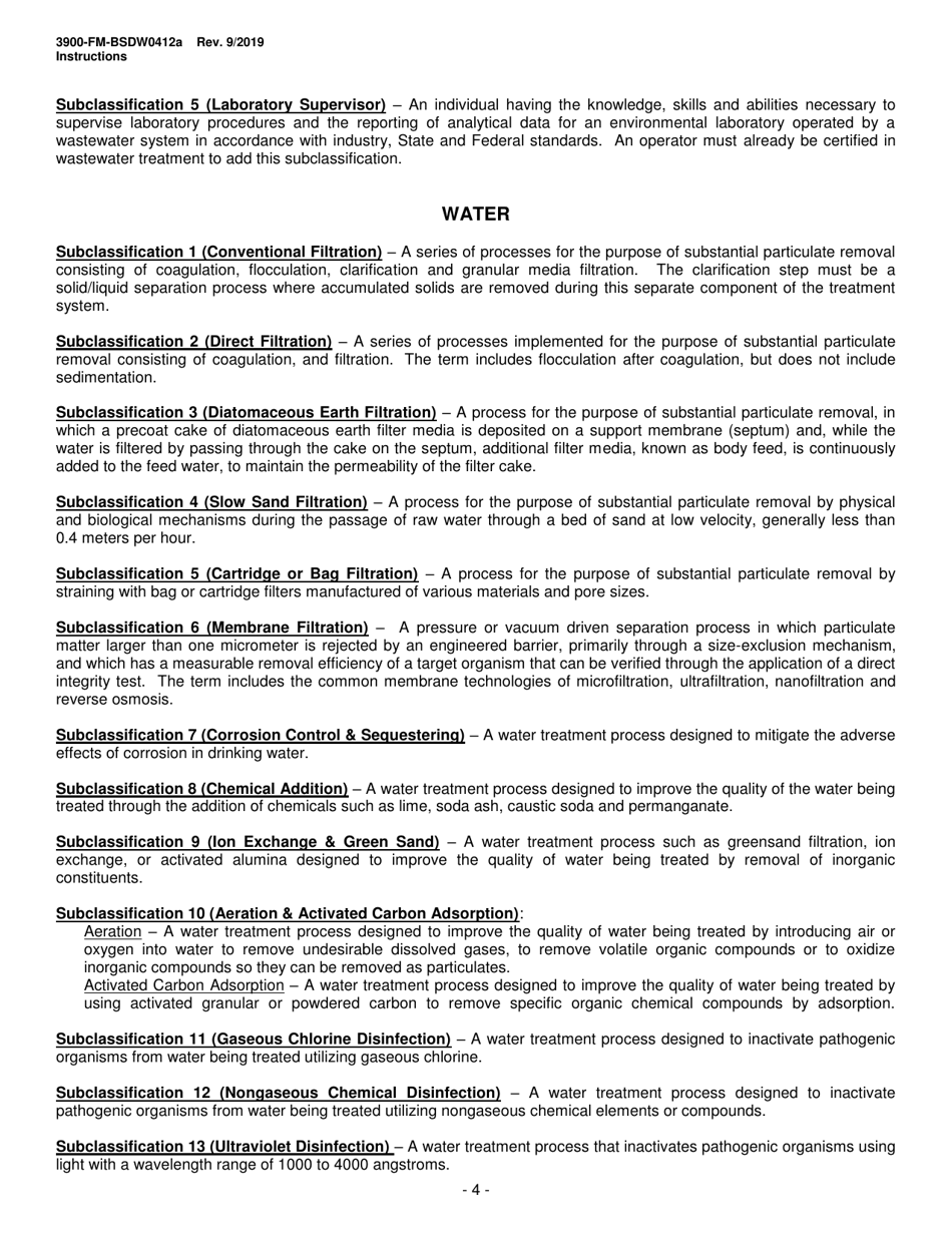 Instructions for Form 3900-FM-BSDW0412B, 3900-FM-BSDW0412D - Pennsylvania, Page 4