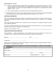 Form 8000-FM-OOGM0148U Area of Review Landowner Survey (Unconventional Operations Only) - Pennsylvania, Page 2