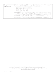 Form UCC-35 Application for Third Party Agency Ucc Certification - Pennsylvania, Page 5