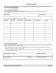 Form PSRS-27 Purchase Credit for Full-Time Service - Pennsylvania, Page 6