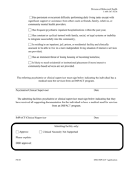 Form BH-08 Mental Health - Impact Application - South Dakota, Page 2