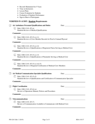 Form PH-4243 Air Ambulance Service Audit - Tennessee, Page 2