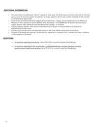 Form RV-F1313201 Surety Bond Application - Tennessee, Page 3