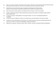 Form RV-F1321001 Business Tax Registration Application - Tennessee, Page 4