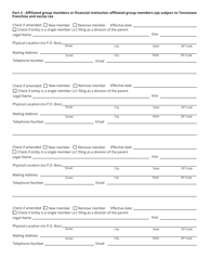 Form RV-F1308301 Consolidated Net Worth Election Registration Application - Tennessee, Page 3