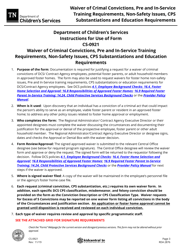 Form CS-0921 Waiver of Criminal Convictions, Pre and In-Service Training Requirements, Non-safety Issues, Cps Substantiations and Education Requirements - Tennessee, Page 3