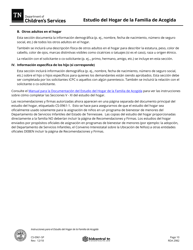 Formulario CS-0961 Estudio Del Hogar De La Familia De Acogida - Tennessee (Spanish), Page 10