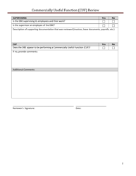 Commercially Useful Function (Cuf) Review - Texas, Page 2