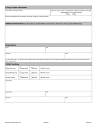 Workstation Modification Form - Texas, Page 2