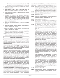 Instructions for Form 800 Insurance Premiums License Tax Return - Virginia, Page 8