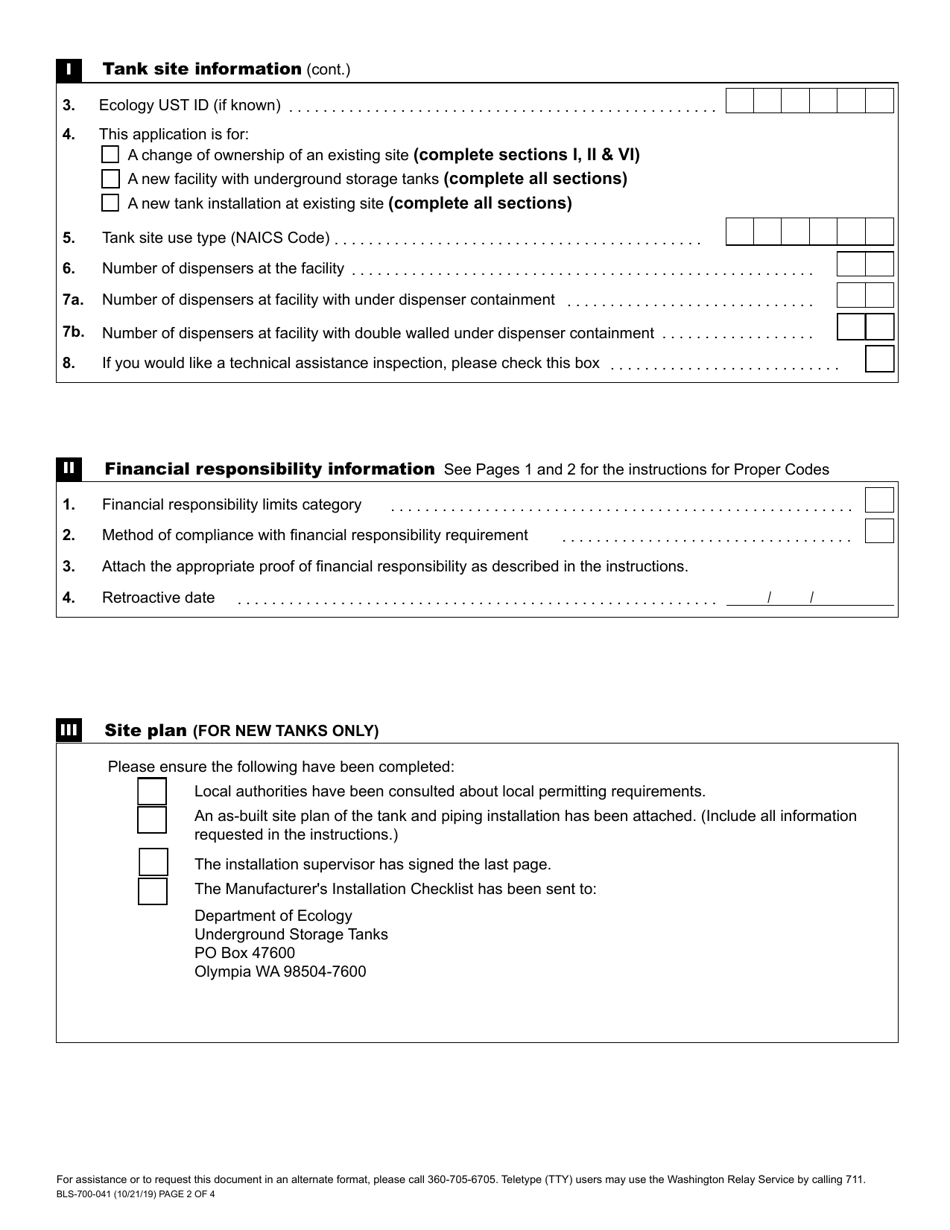 Form Bls-700-041 - Fill Out, Sign Online And Download Fillable Pdf 