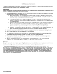 Form REV41 0094 Renewable Energy System Cost Recovery Certification - Washington, Page 2