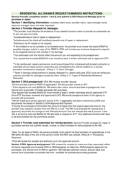 DSHS Form 06-125B Residential Allowance Request / Damages - Washington, Page 2