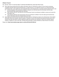 Form LTC-80 Consent for Use of Fingerprints (Active Peace Officers) - Texas, Page 2