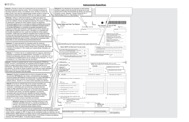 Instrucciones para Formulario 01-114 Llenar La Declaracion De Impuestos Sobre Las Ventas Y Uso - Texas (Spanish), Page 2