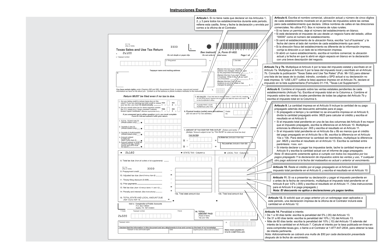 Instrucciones para Formulario 01-114 Llenar La Declaracion De Impuestos Sobre Las Ventas Y Uso - Texas (Spanish), Page 3