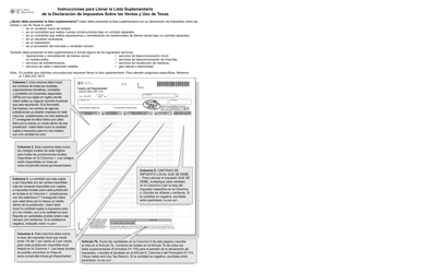 Instrucciones para Formulario 01-114 Llenar La Declaracion De Impuestos Sobre Las Ventas Y Uso - Texas (Spanish), Page 4