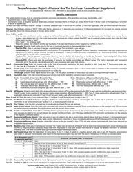 Form 10-171 Amended Natural Gas Tax Purchaser Lease Detail Supplement - Texas, Page 2