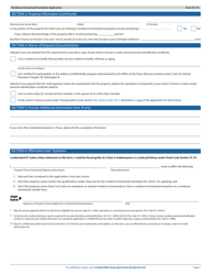 Form 50-114 Residence Homestead Exemption Application - Texas, Page 2