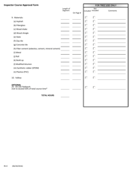 Form RS-0 Inspector Course Approval Form Roof Systems - Texas, Page 2