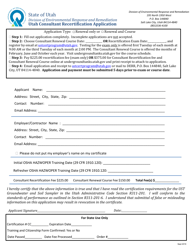 Document preview: Utah Consultant Recertification Application - Utah