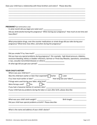 Form 700-00126 Information About Birth Family - Vermont, Page 4