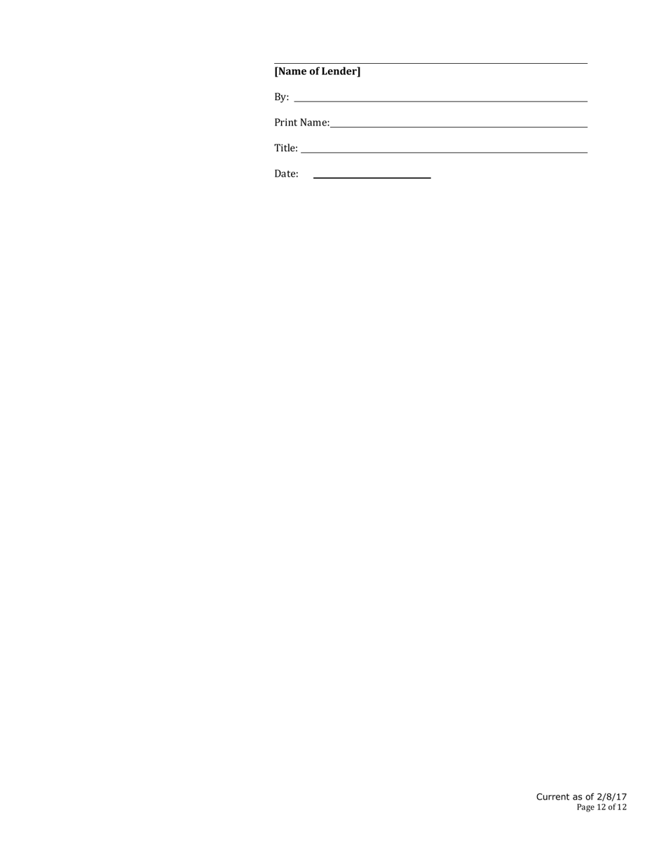 Ssbci CAP Lenders Participation Agreement - Virginia, Page 12