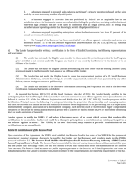 Ssbci CAP Lender&#039;s Participation Agreement - Virginia, Page 4