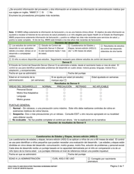 DCYF Formulario 14-444 Informe De Evaluacion De Seguimiento De Salud Y Educacion Del Nino - Washington (Spanish), Page 2