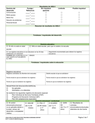 DCYF Formulario 14-444 Informe De Evaluacion De Seguimiento De Salud Y Educacion Del Nino - Washington (Spanish), Page 3