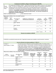 DCYF Formulario 14-444 Informe De Evaluacion De Seguimiento De Salud Y Educacion Del Nino - Washington (Spanish), Page 4