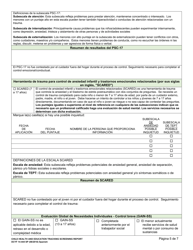 DCYF Formulario 14-444 Informe De Evaluacion De Seguimiento De Salud Y Educacion Del Nino - Washington (Spanish), Page 5