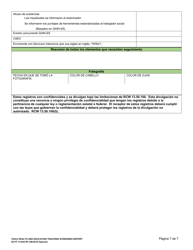 DCYF Formulario 14-444 Informe De Evaluacion De Seguimiento De Salud Y Educacion Del Nino - Washington (Spanish), Page 7