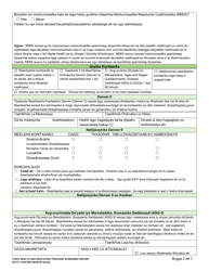 DCYF Form 14-444 Child Health and Education Tracking Screening Report - Washington (Somali), Page 2