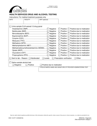 Document preview: Form DOC13-577 Health Services Drug and Alcohol Testing - Washington
