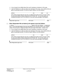 Form FL Parentage341 Petition for De Facto Parentage - Washington, Page 10
