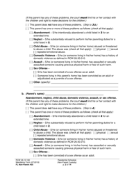 Form FL Non-Parent405 Residential Schedule (Non-parent Custody) - Washington, Page 2