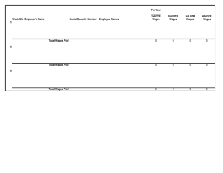 Employee Leasing Company: Sample Spreadsheet of Work-Site Employers and Employees - Colorado, Page 3