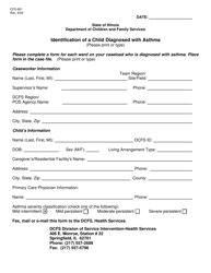Document preview: Form CFS691 Identification of a Child Diagnosed With Asthma - Illinois