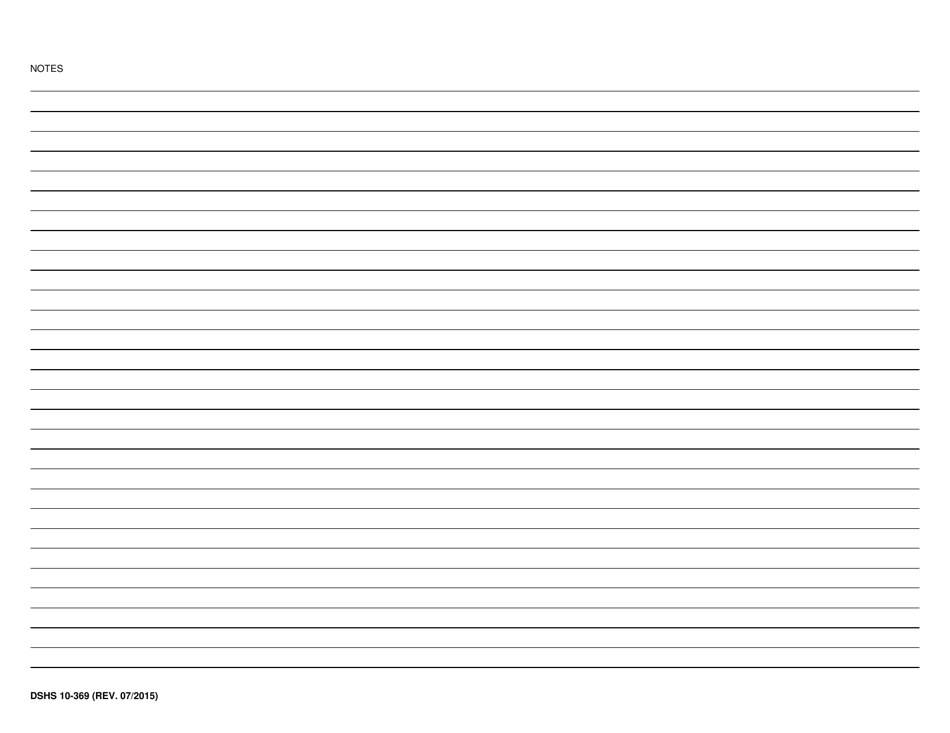 DSHS Form 10-369 Attachment K Assisted Living Facility Staff Sample / Record Review - Washington, Page 3